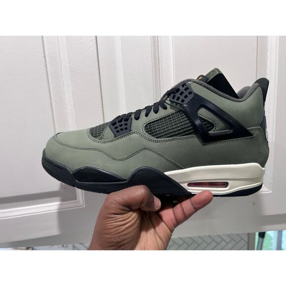 Undefeated x Air Jordan 4 Retro 2025 Deep Green/Clementine size 13 IB1519-200 main image 8